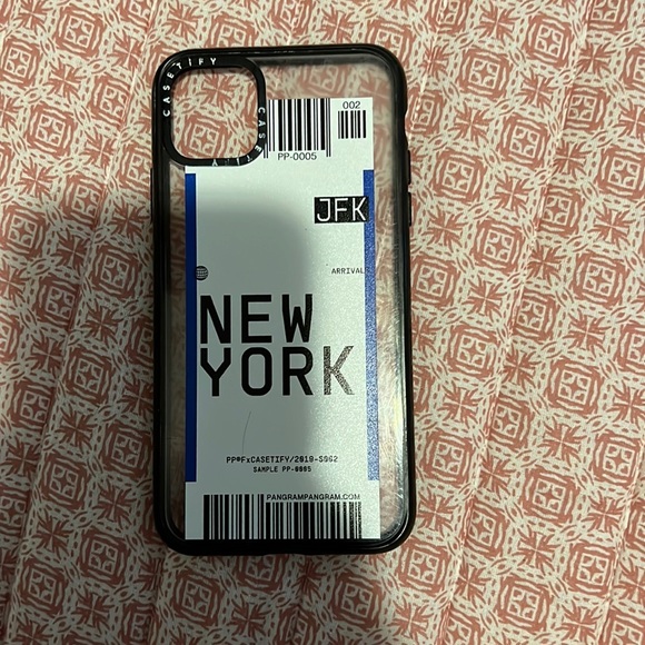 iPhone 11 pro max Casetify case New York ticket - Picture 1 of 4